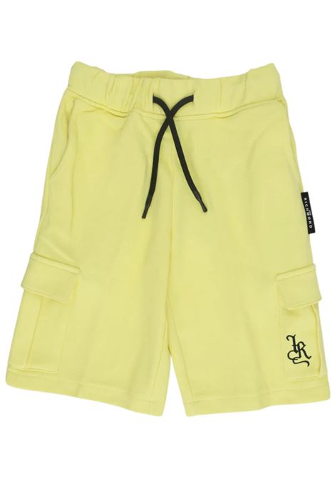 Bermuda bambino giallo in cotone JOHN RICHMOND | RBP25068BE/MAGIALLO